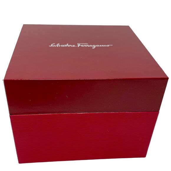 Ferragamo Logomania  Moon Phase Women's Watch Gold Tone Hardware Black Leather - Picture 12 of 13